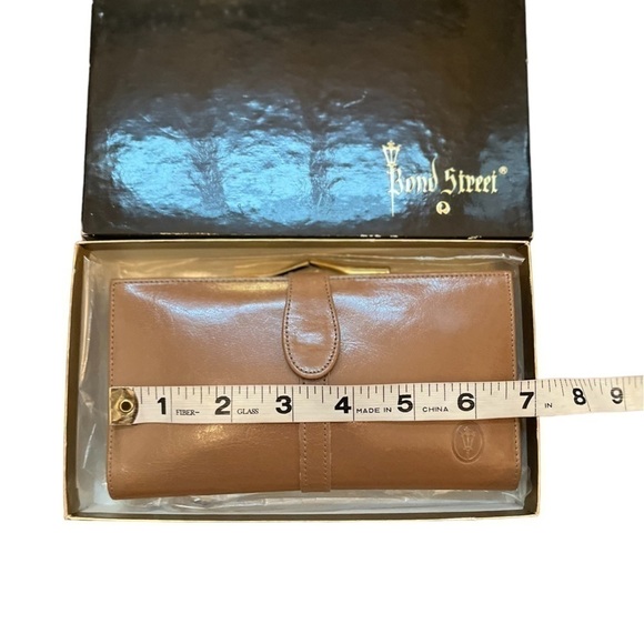 Vintage 1960s WALLET Soft Leather New In Box Beige Authentic Great Gift - Picture 11 of 16